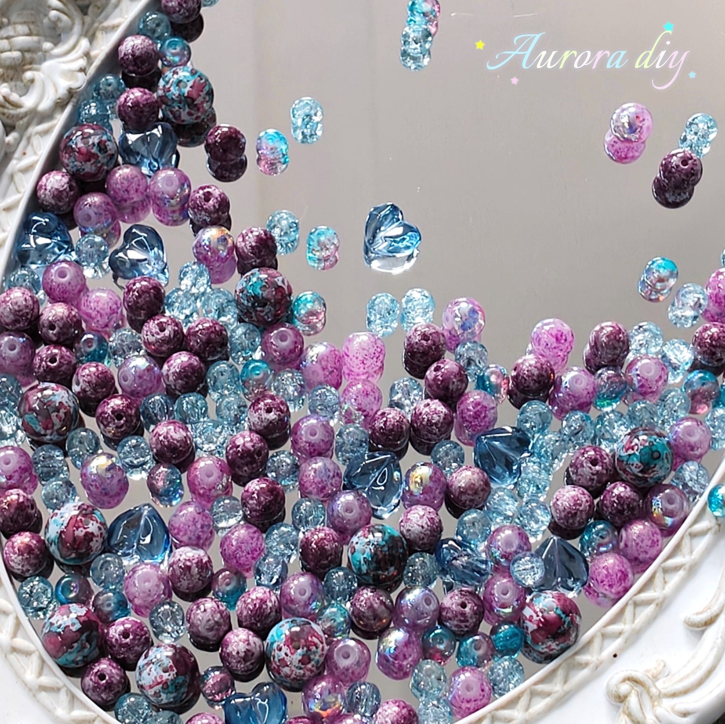 ✨【NEW】Glass-Magenta Tide