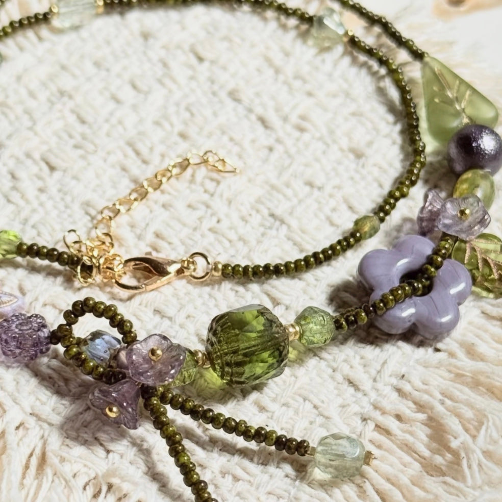 ✨【NEW】Hollow Flower | Large Hole Glass Flower Beads For DIY Handmade Jewelry Craft Supplies