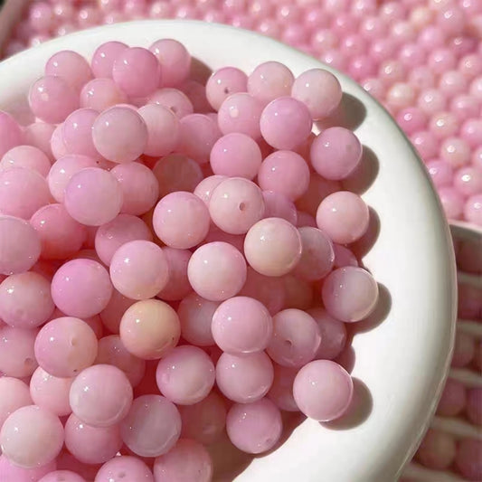 H39-12mm Soft Pink Round Bodhi
