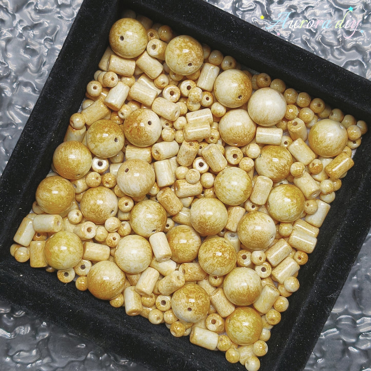 ✨【NEW】Mineral Wash Glass Bead Mix | Ideal for Bohemian Creations