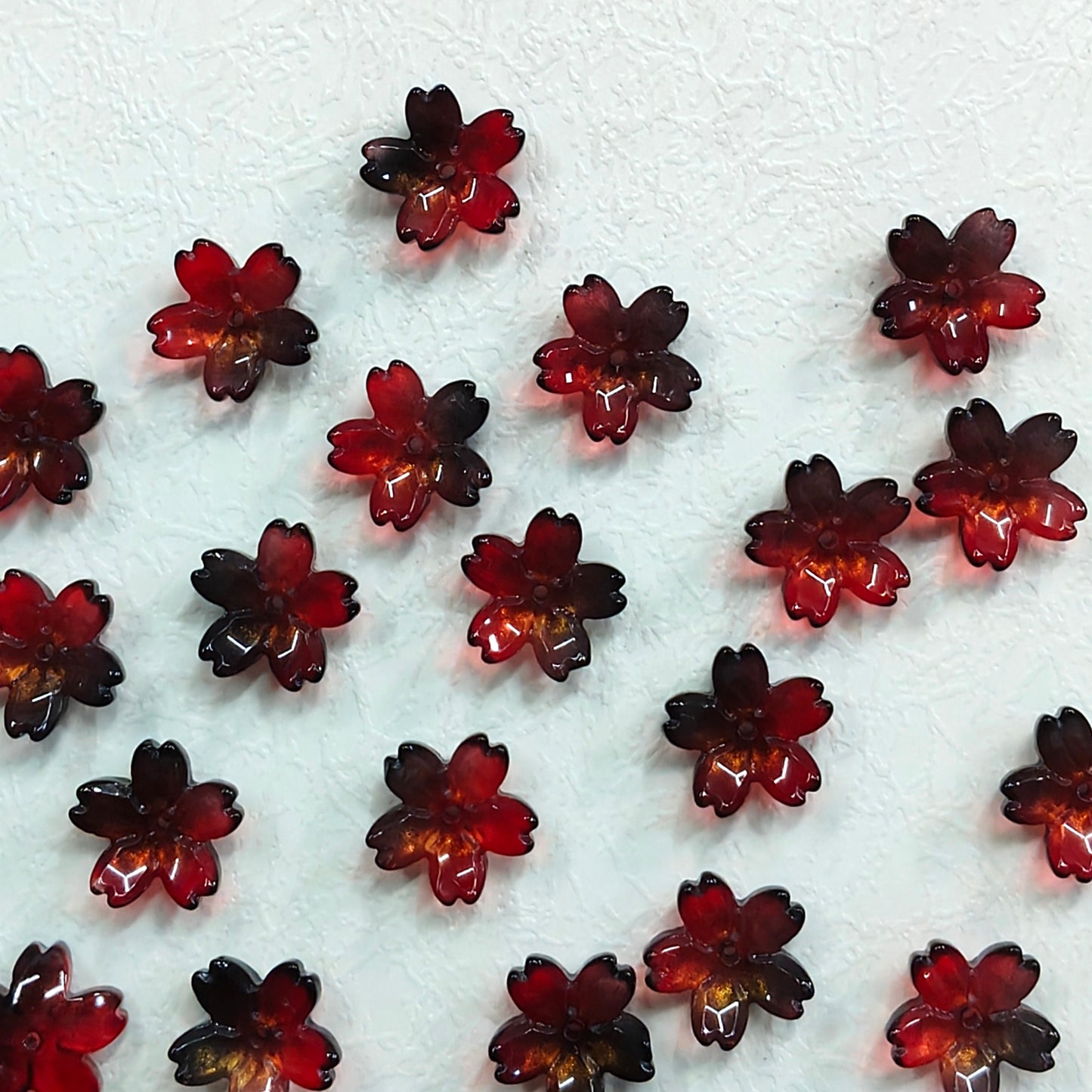 ✨【NEW】Opal Sakura | 20mm Gradient Cherry Blossom Glass Beads For DIY Jewelry