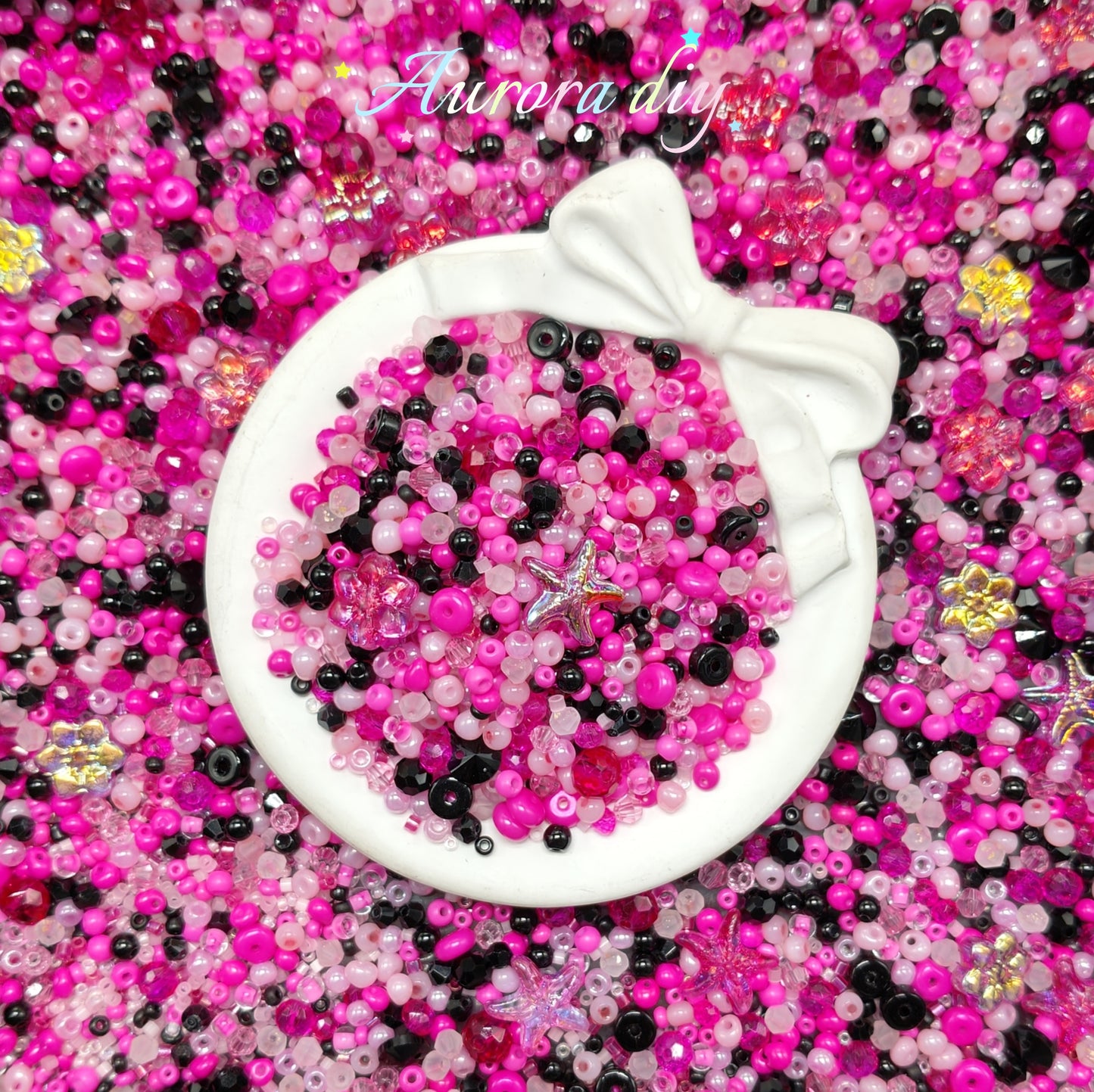 ✨【NEW】Seed Bead-Pink Noir