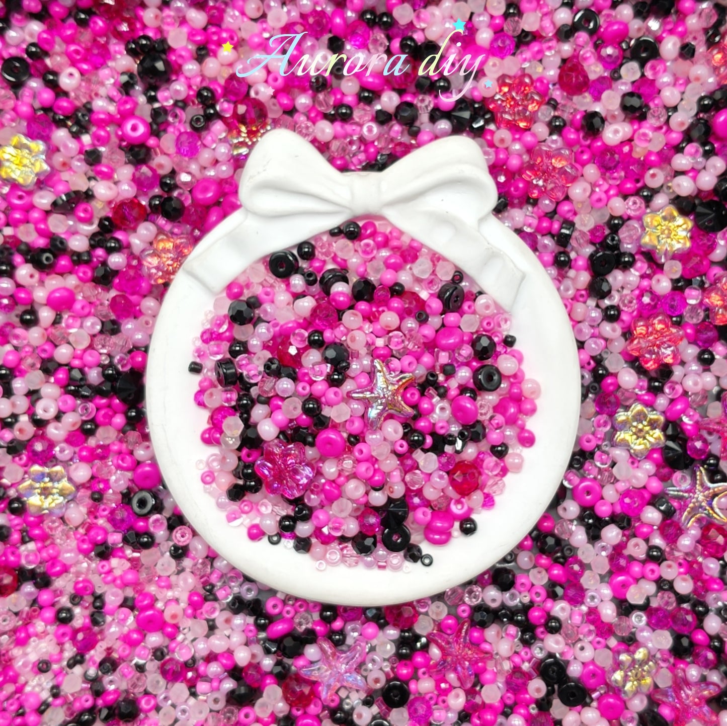 ✨【NEW】Seed Bead-Pink Noir