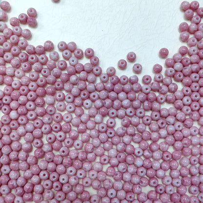✨【NEW】6mm Paint Splash Glass Bead Mix DIY Bracelet Making Supplies