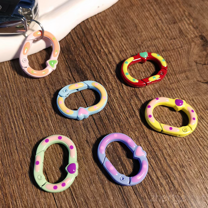 ✨【NEW】Cute Shape Spring Clasp | Alloy Keyring for DIY Handmade Charms