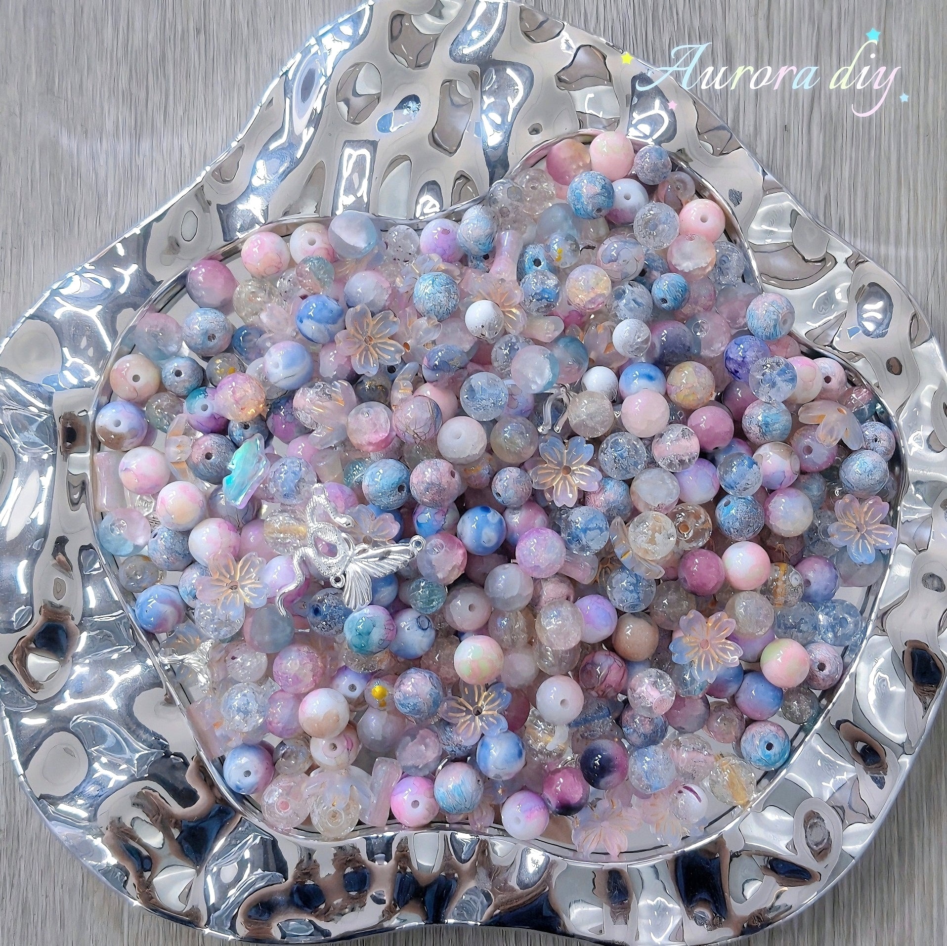 【NEW|B5G1】Aesthetic Mixed Glass Beads Collection | Buy 5 Packs Get 1 Free, 250g Per Pack, New Colors Updated Regularly