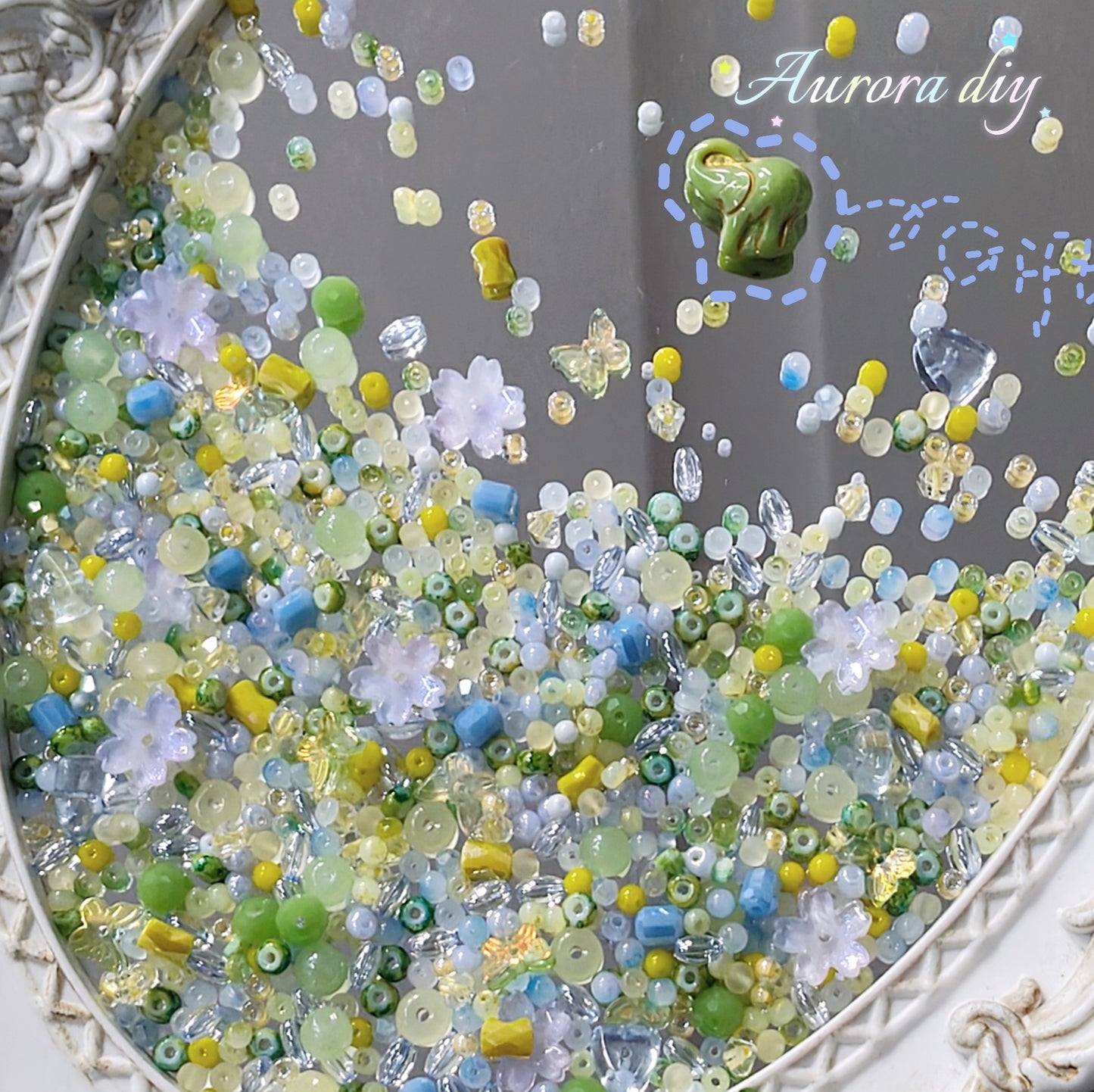 ✨【NEW】Seed Bead-Lime Spring