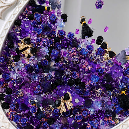 💜【NEW】Gothic BloomⅡ | Halloween Resin Soft Flower Set For DIY Handmade Jewelry