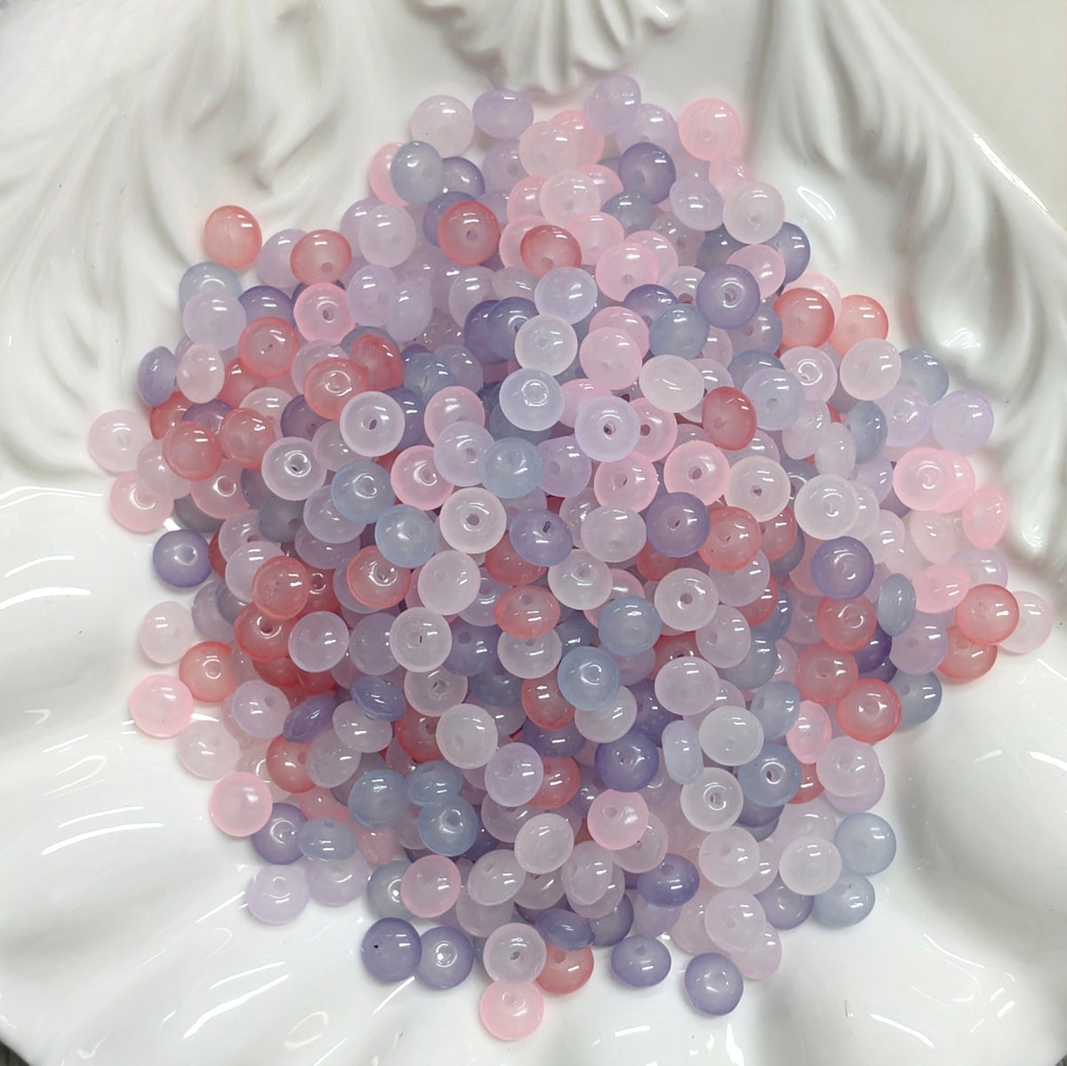 ✨【NEW】Vivid UFO Mix Set | Flying Saucer Shaped Glass Beads For DIY Bracelet Necklace Earring Crafts