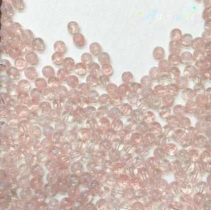 ✨【NEW】8mm Multicolor Wave‑Pattern Glass Round Beads For DIY Jewelry Making