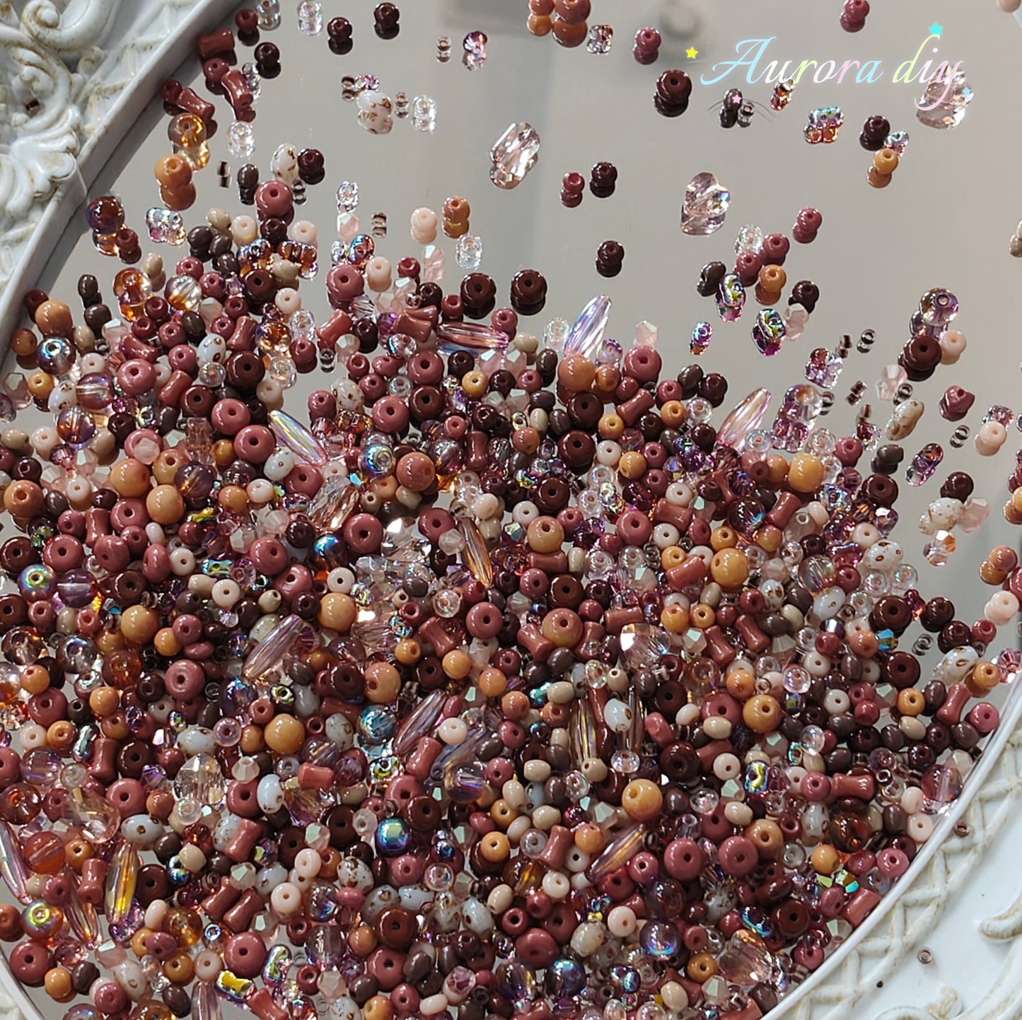 ✨【B5G1|NEW】Assorted Glass Seed Beads CollectionⅠ| 150g Per Box | Buy 5 Get 1 Free DIY Craft Beads