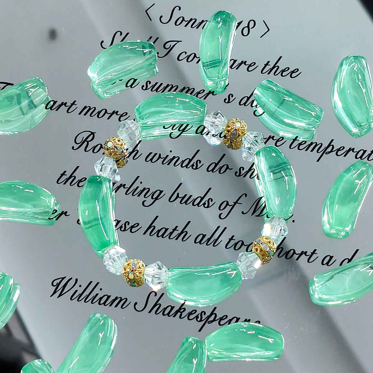 ✨【NEW】Jelly Curved Tube | Candy‑Tone Glass Beads For DIY Bracelet Making