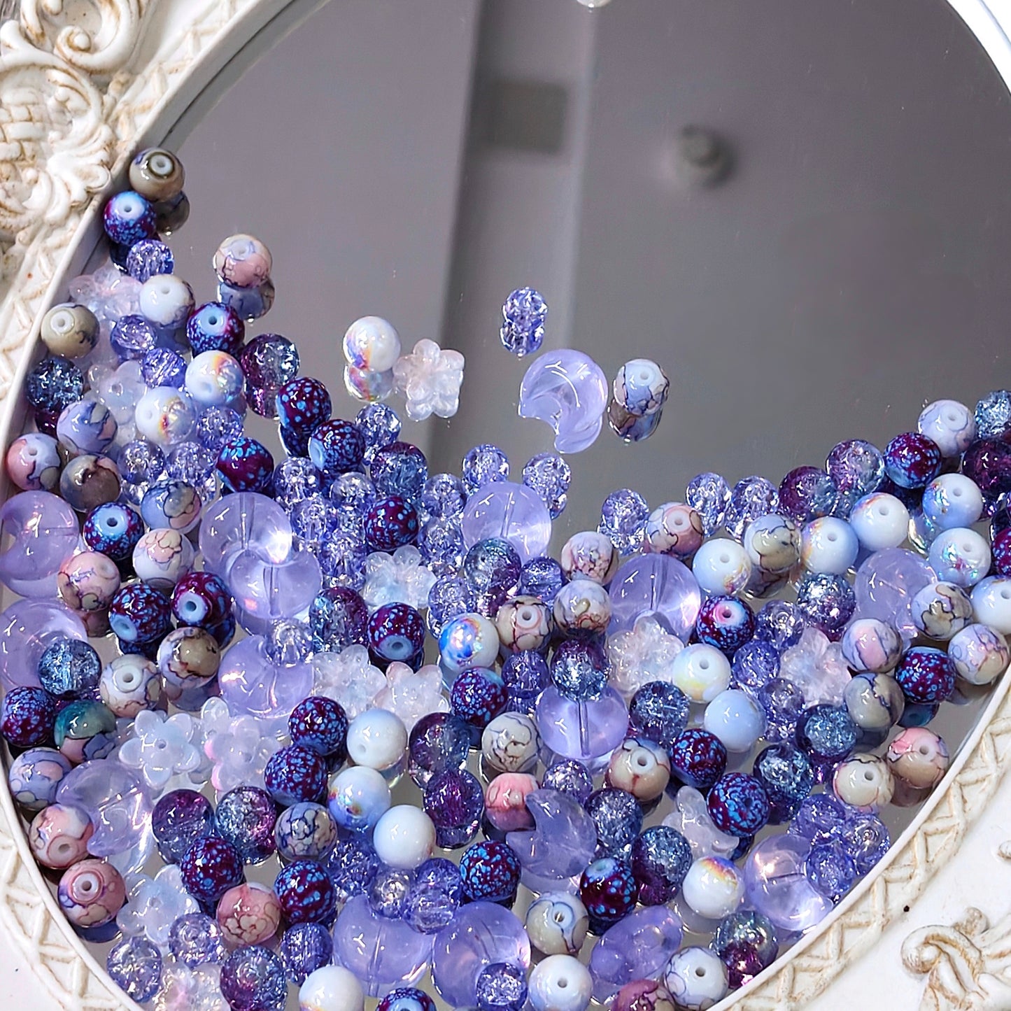 💜【NEW】Glass-Galaxy Lavender