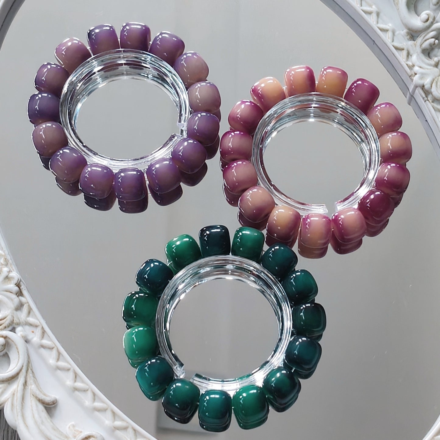 [NEW] K85-12*14mm Fuchsia Purple Barrel Bodhi|for Bracelet & Jewelry DIY making