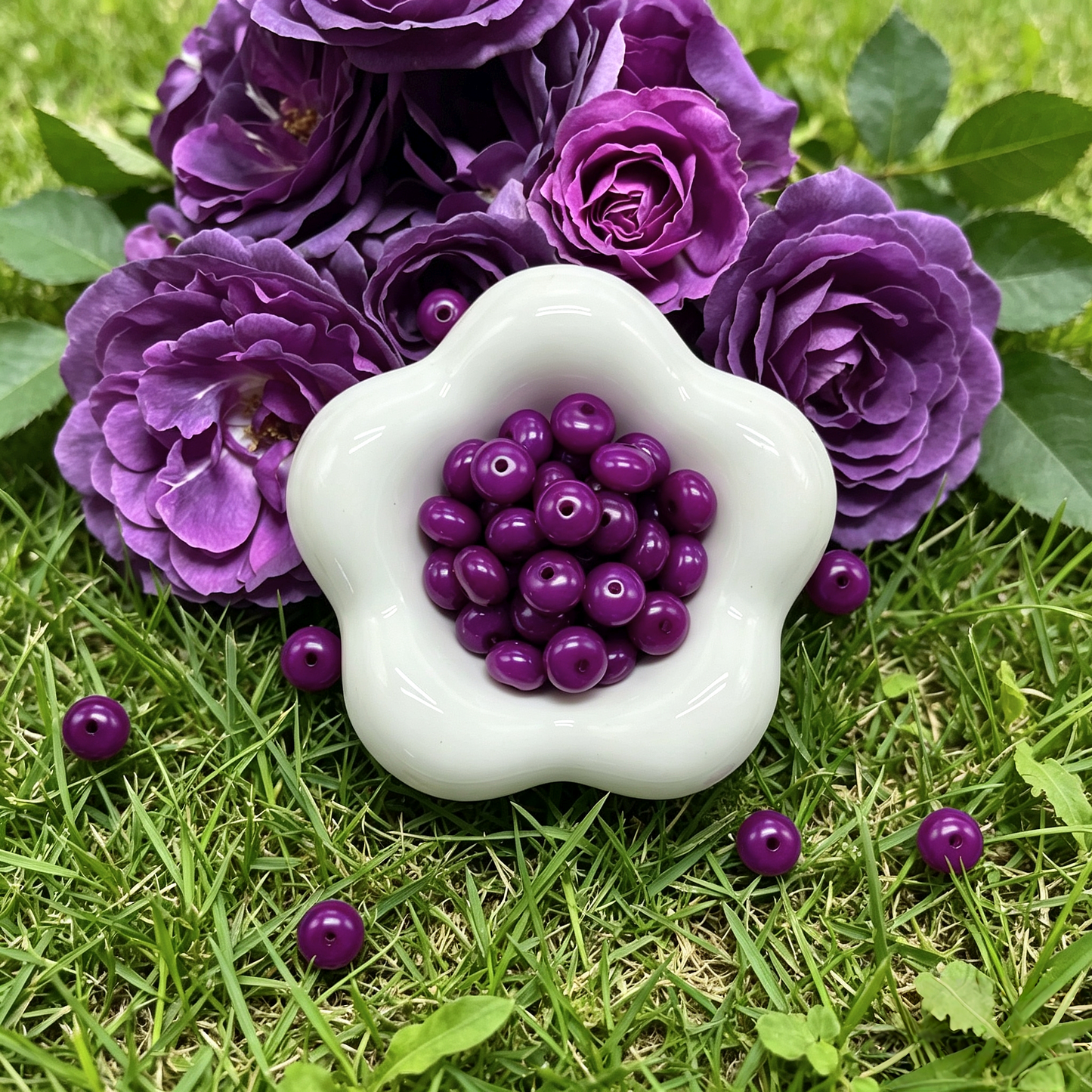 [NEW] M35-8*11mm Royal Purple Abacus Bodhi