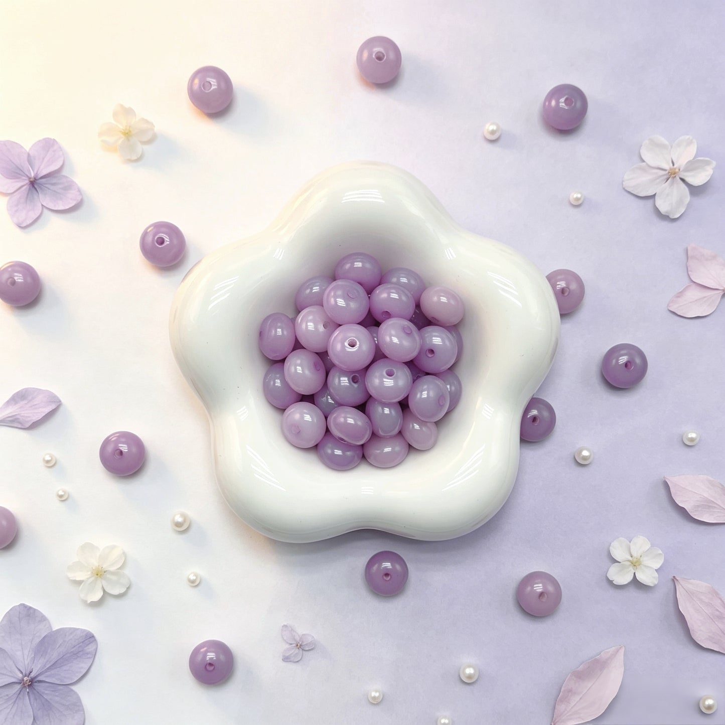 [NEW] M43-8*11mm Lavender Mist Abacus Bodhi
