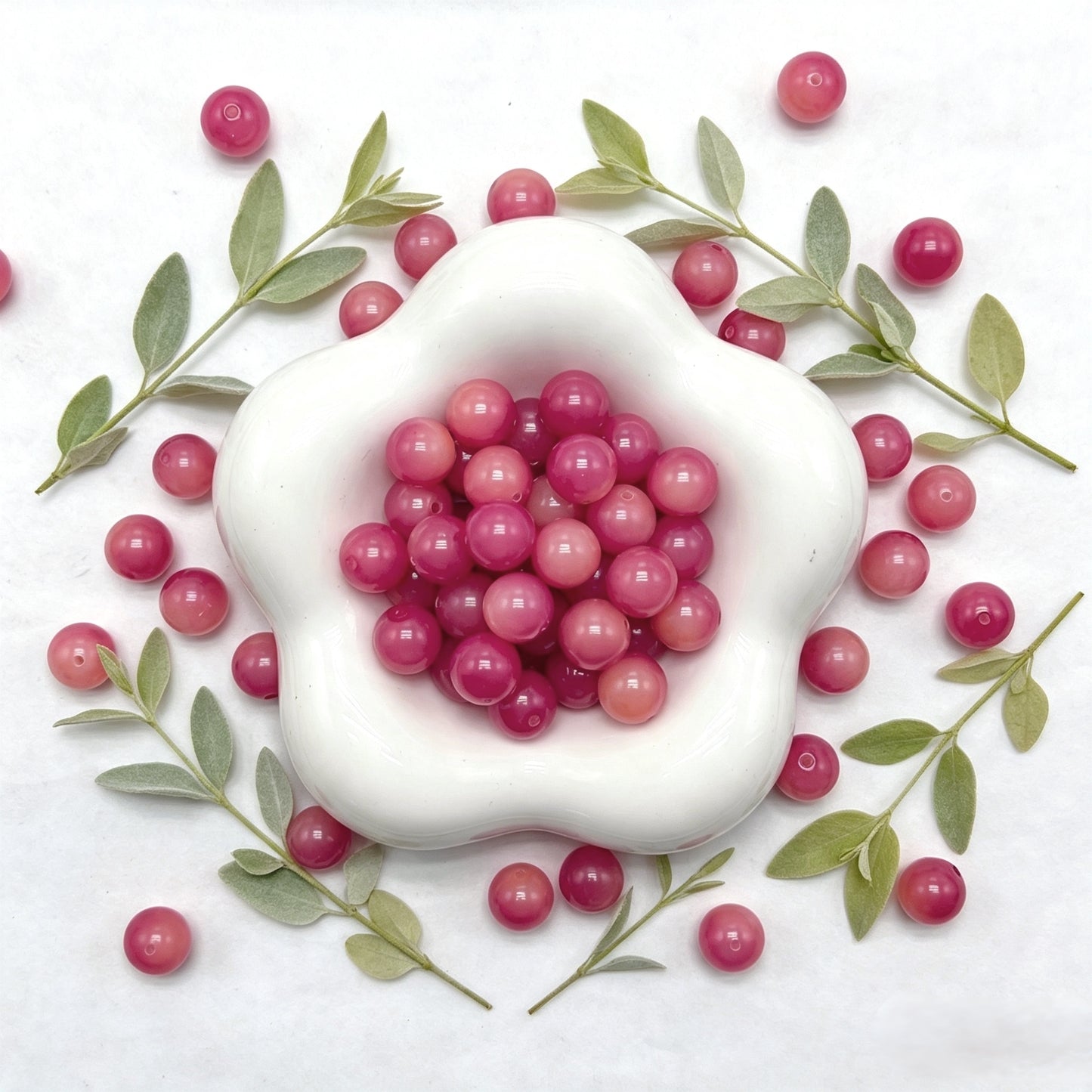 [NEW] H56-10mm Peach Berry Round Bodhi|for Bracelet & Jewelry DIY making