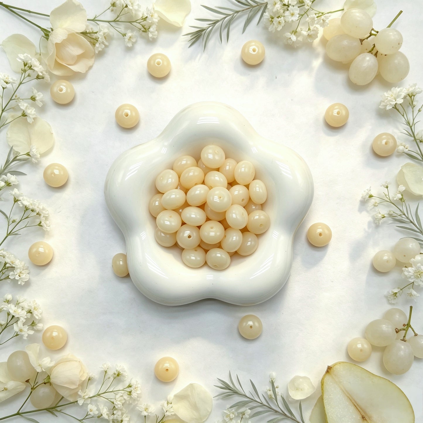 [NEW] M42-8*11mm Cream Abacus Bodhi