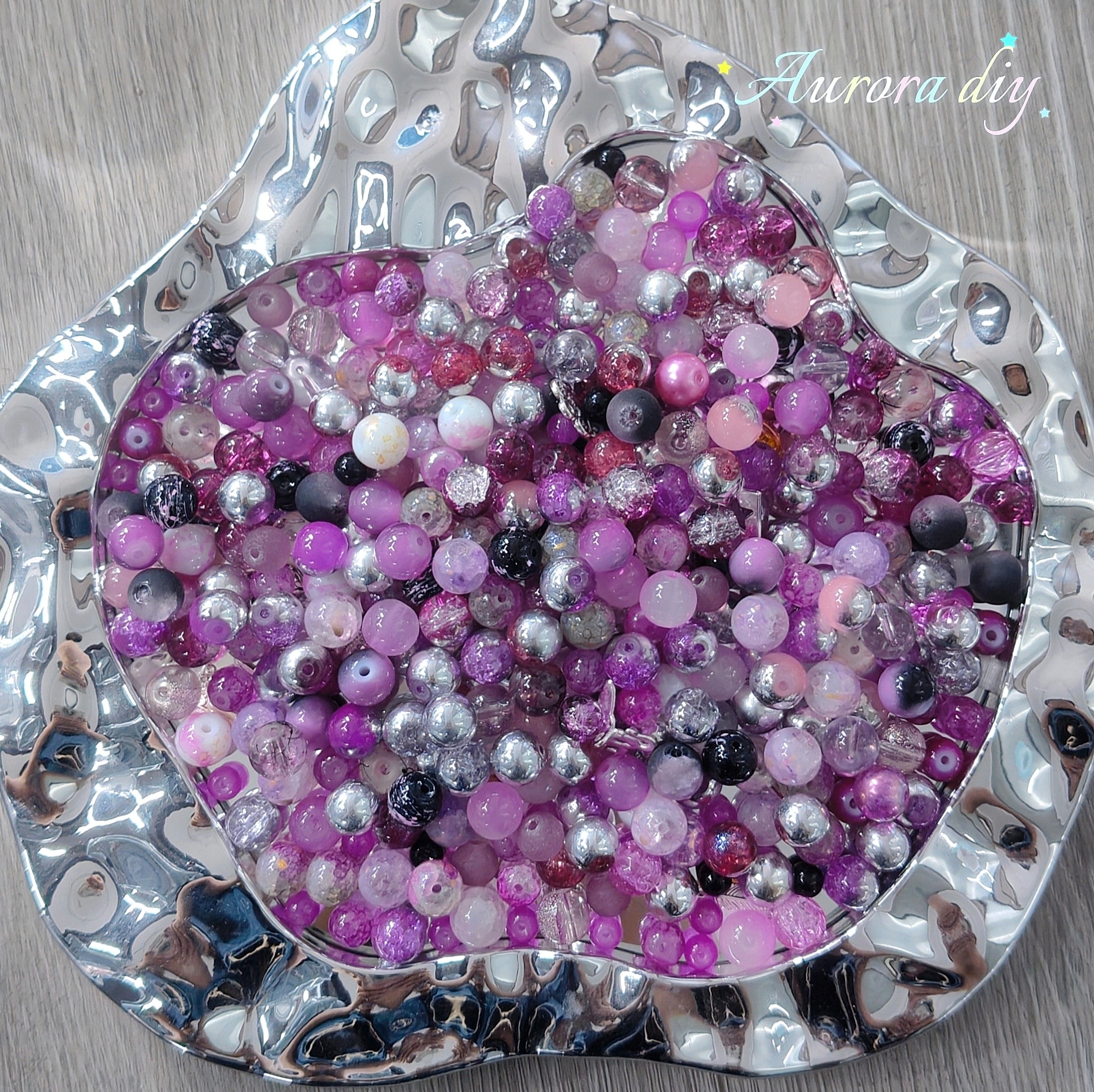 【NEW|B5G1】Aesthetic Mixed Glass Beads Collection | Buy 5 Packs Get 1 Free, 250g Per Pack, New Colors Updated Regularly