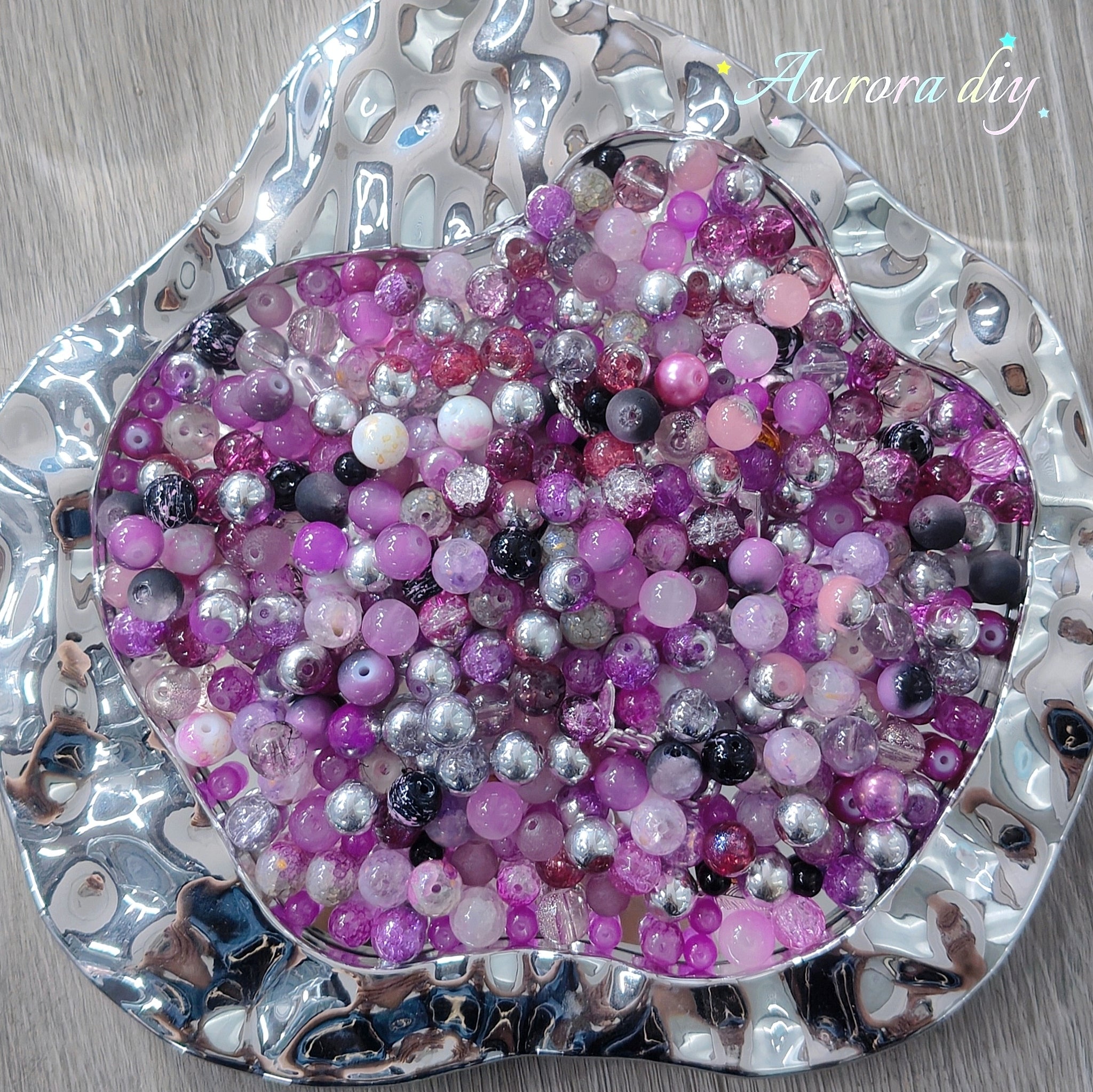 【NEW|B5G1】Aesthetic Mixed Glass Beads Collection | Buy 5 Packs Get 1 Free, 250g Per Pack, New Colors Updated Regularly