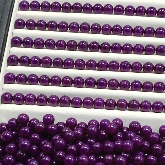 H40-8.5mm Rich Purple Round Bodhi
