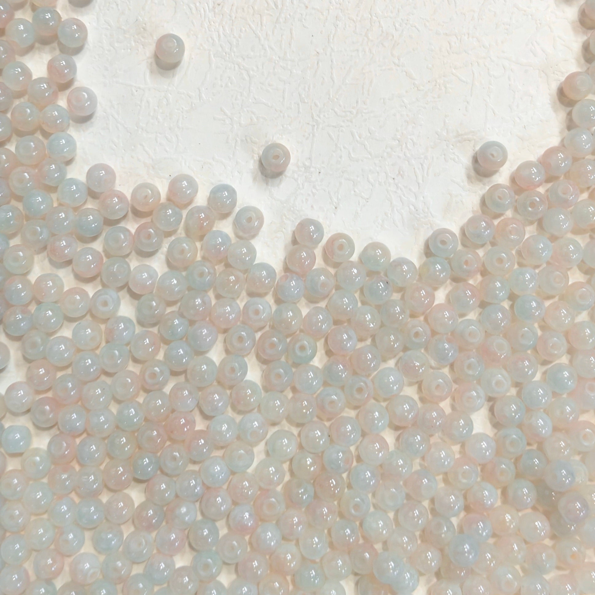 ✨【NEW】6mm Jelly Blend | Round Glass Beads For DIY Handmade Jewelry Craft Supplies