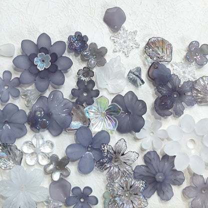 ✨【NEW】Petal Spectrum | Mixed Acrylic Flower Petal Charms For DIY Jewelry Making