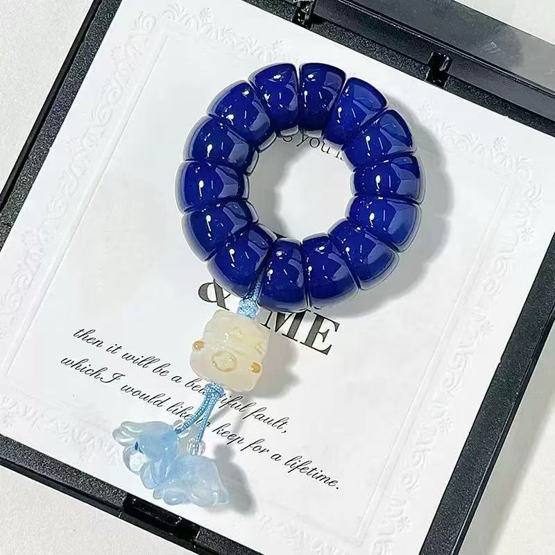 [NEW] F58-12mm Sapphire Blue Garlic Bodhi | for Bracelet & Jewelry DIY making