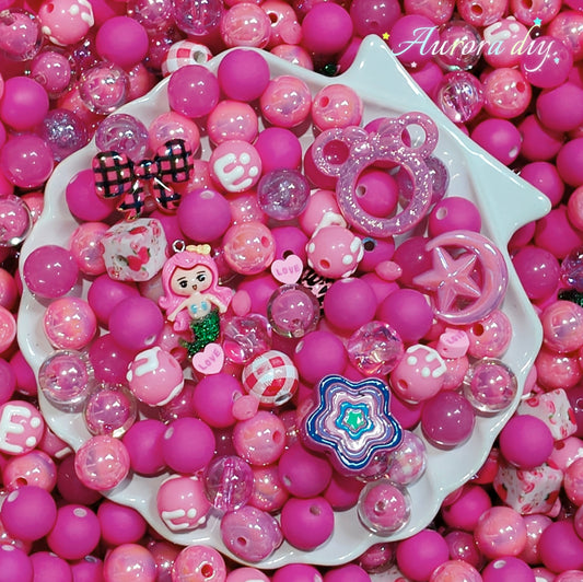 ✨【NEW】Acrylic-Hot Pink Bliss