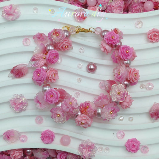 [B1G1] Pink Whimsy Soft flowers Set