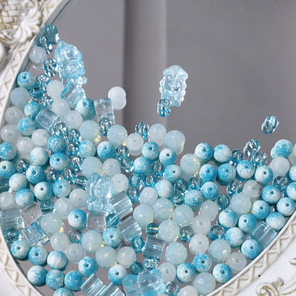 🩵【NEW】Sky Breeze | Blue Tone Mixed Glass Beads For DIY Handmade Jewelry Making