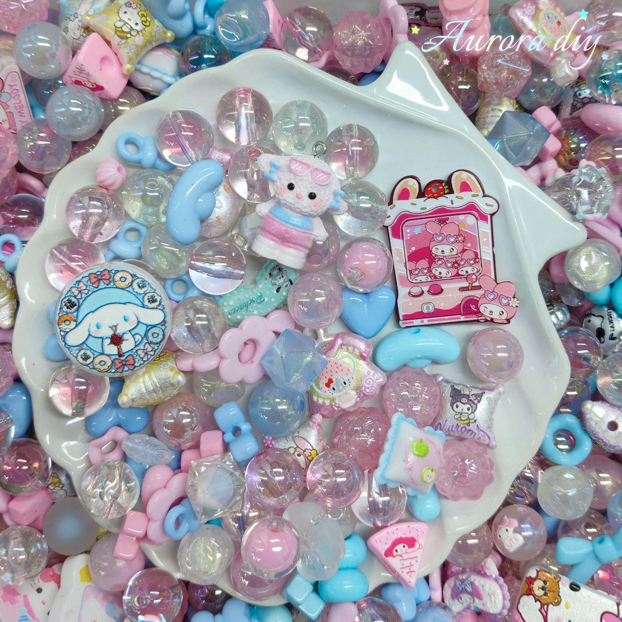 ✨【NEW】Acrylic-Bubble Macaron | Kawaii DIY Jewelry Supplies