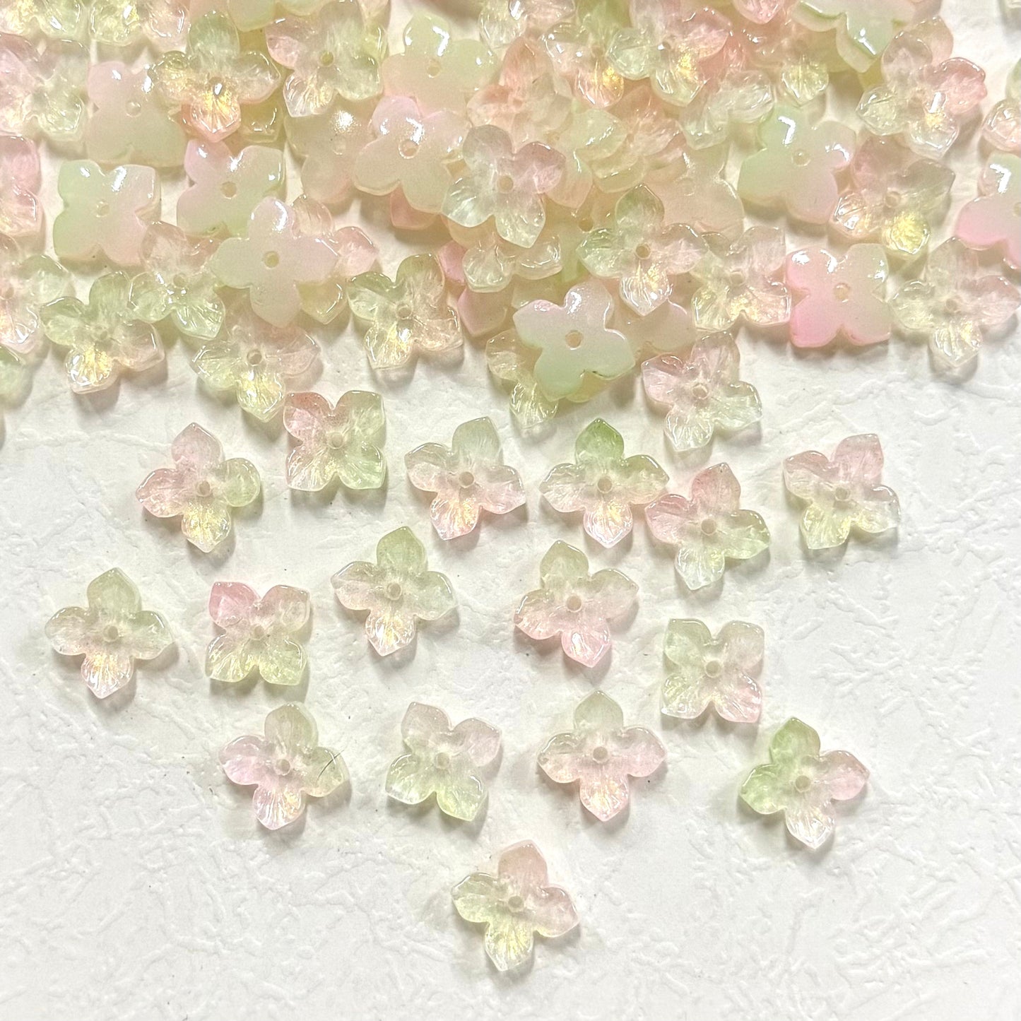 ✨【NEW】Four-Petal Flower | Glass Beads Mix for DIY Jewelry Making
