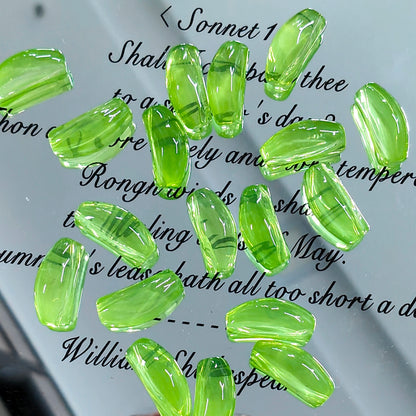 ✨【NEW】Jelly Curved Tube | Candy‑Tone Glass Beads For DIY Bracelet Making