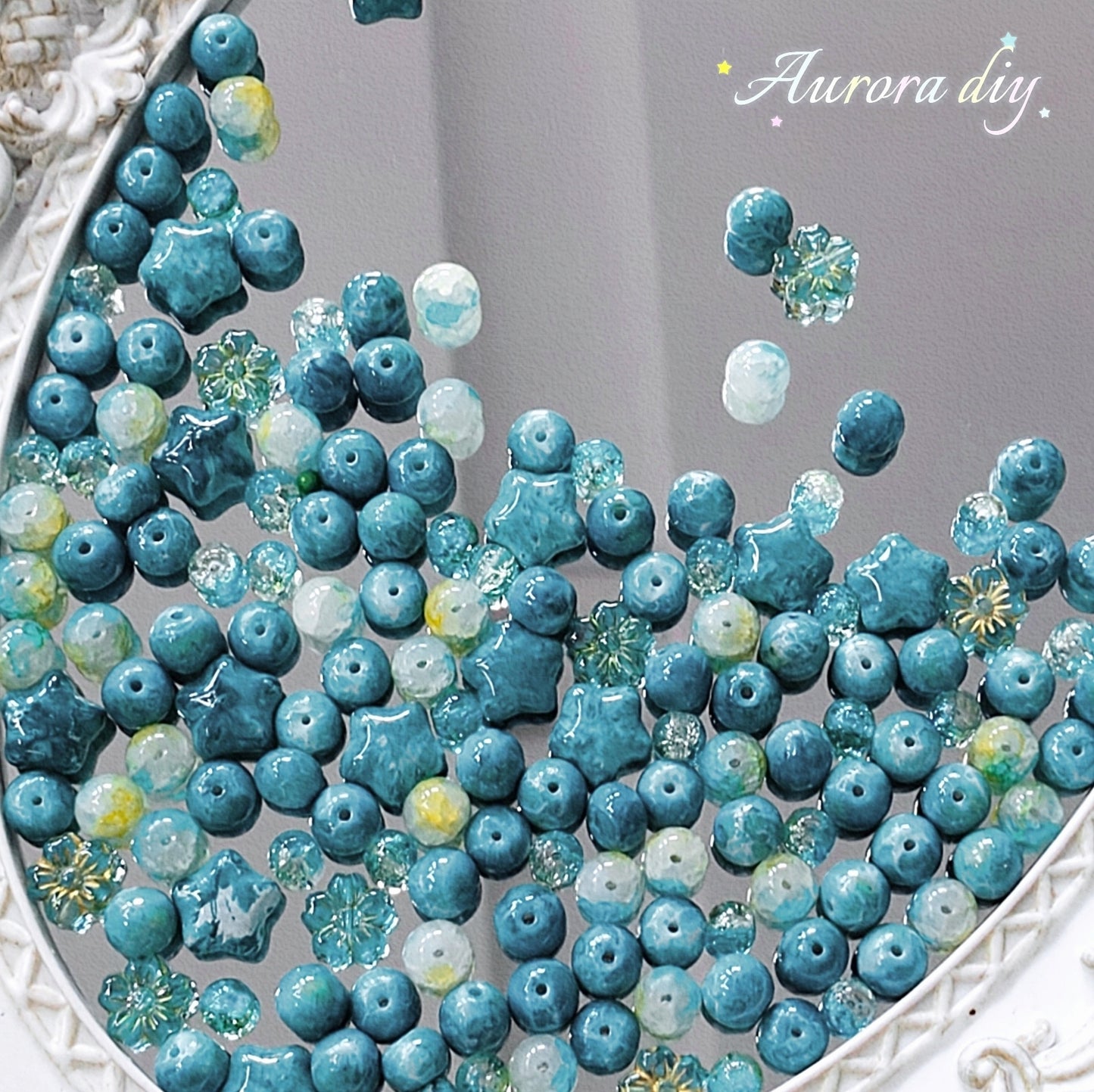 ✨【NEW】Glass-Teal Lagoon