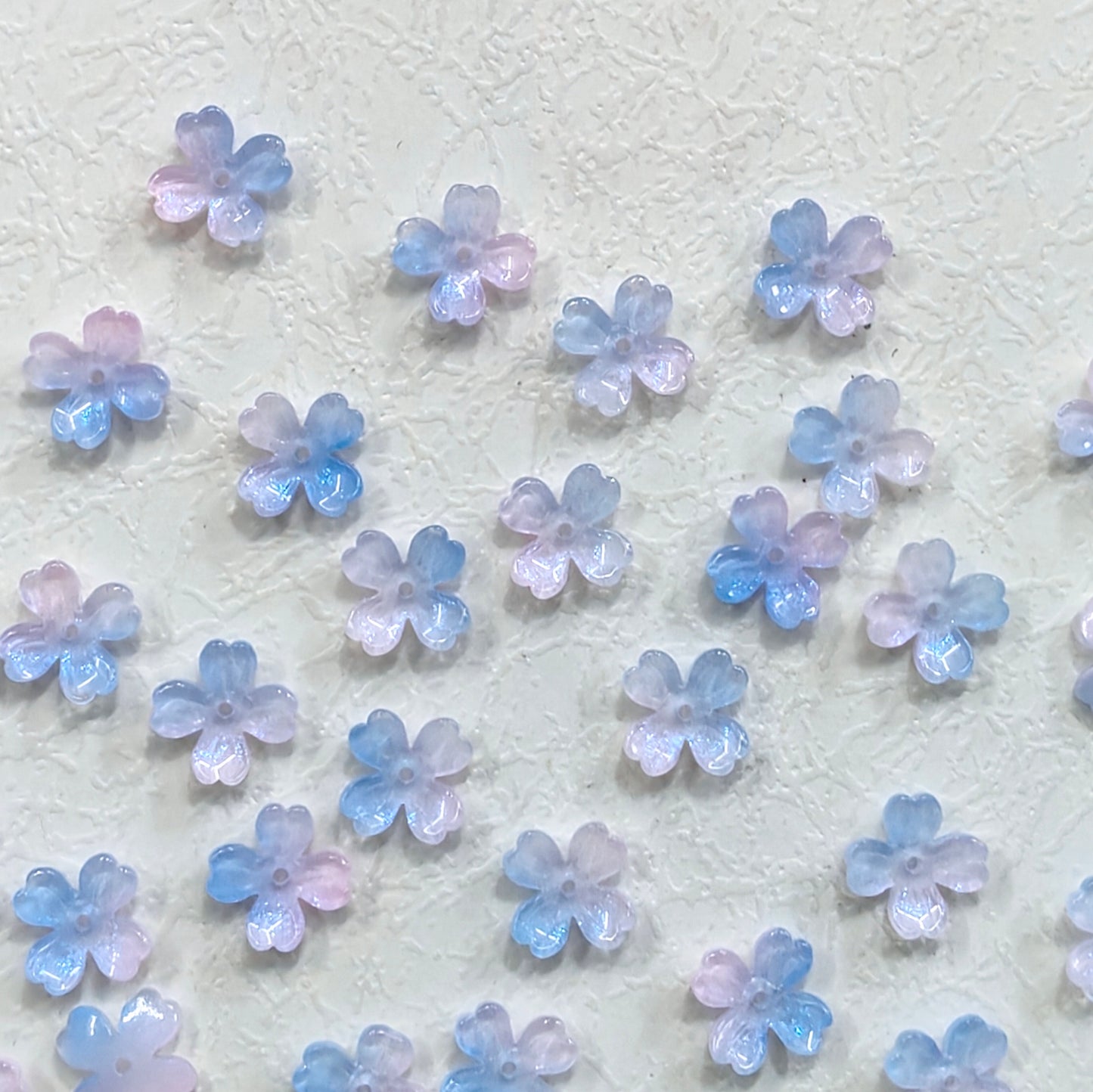 ✨【NEW】Opal Clover | Gradient Four Leaf Glass Beads For DIY Jewelry Making