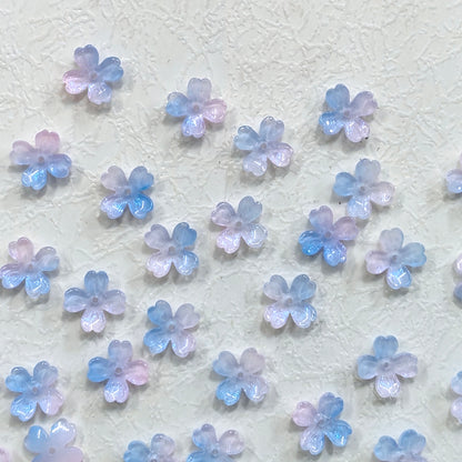 ✨【NEW】Opal Clover | Gradient Four Leaf Glass Beads For DIY Jewelry Making