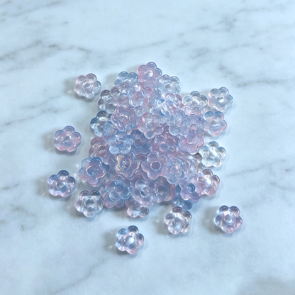 ✨【NEW】Hollow Flower | Large Hole Glass Flower Beads For DIY Handmade Jewelry Craft Supplies