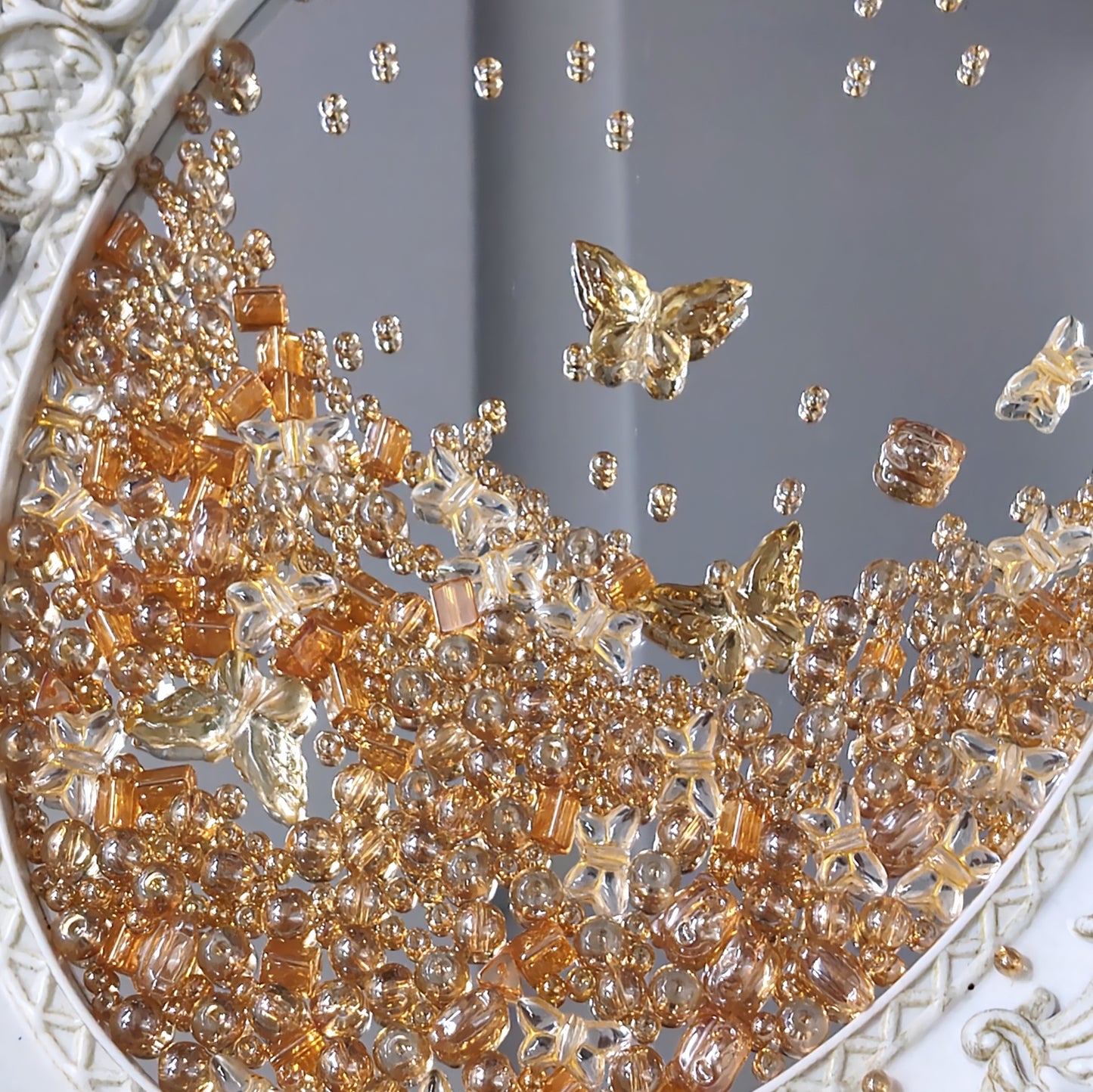 ✨【NEW】Amber Champagne | Champagne Tone Mixed Glass Beads For DIY Handmade Jewelry Making