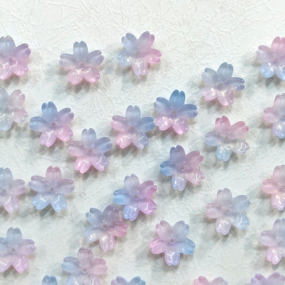 ✨【NEW】Opal Sakura | 20mm Gradient Cherry Blossom Glass Beads For DIY Jewelry